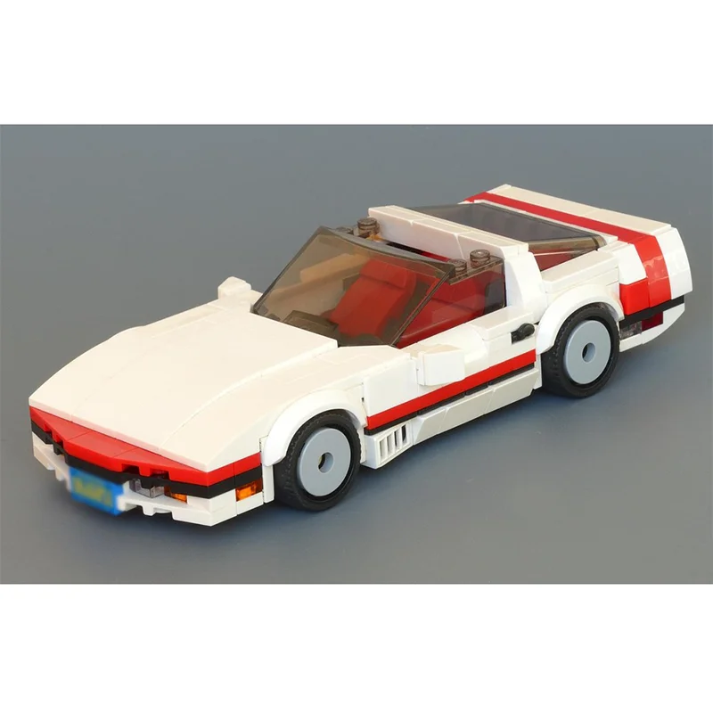 

Строительные блоки, модель автомобиля MOC City Speed Champion C4 A Team 280, детали для детей, креативная игра, игрушка STEM