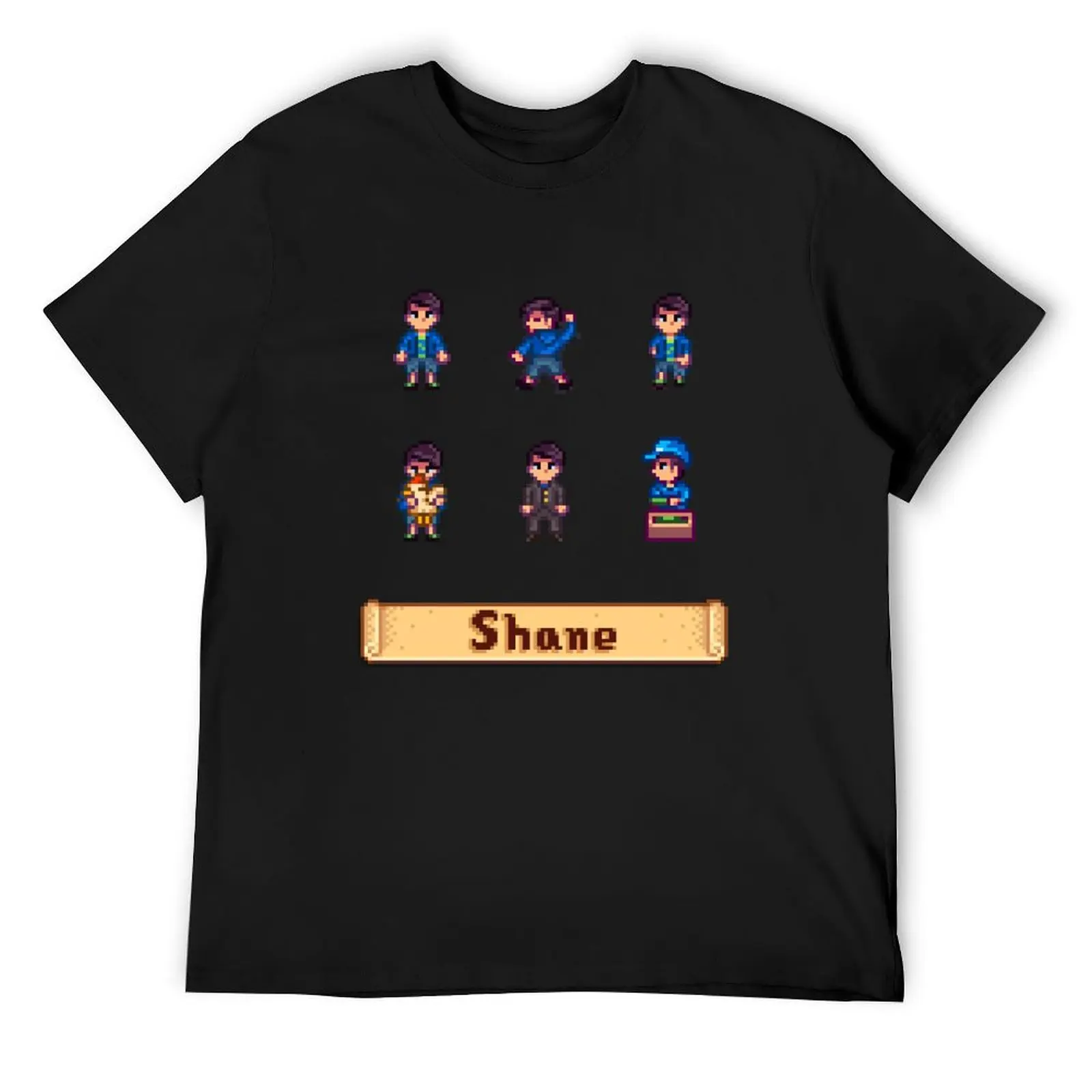 Stardew Valley Sprites - Shane T-Shirt Blouse tees mens t shirts casual stylish