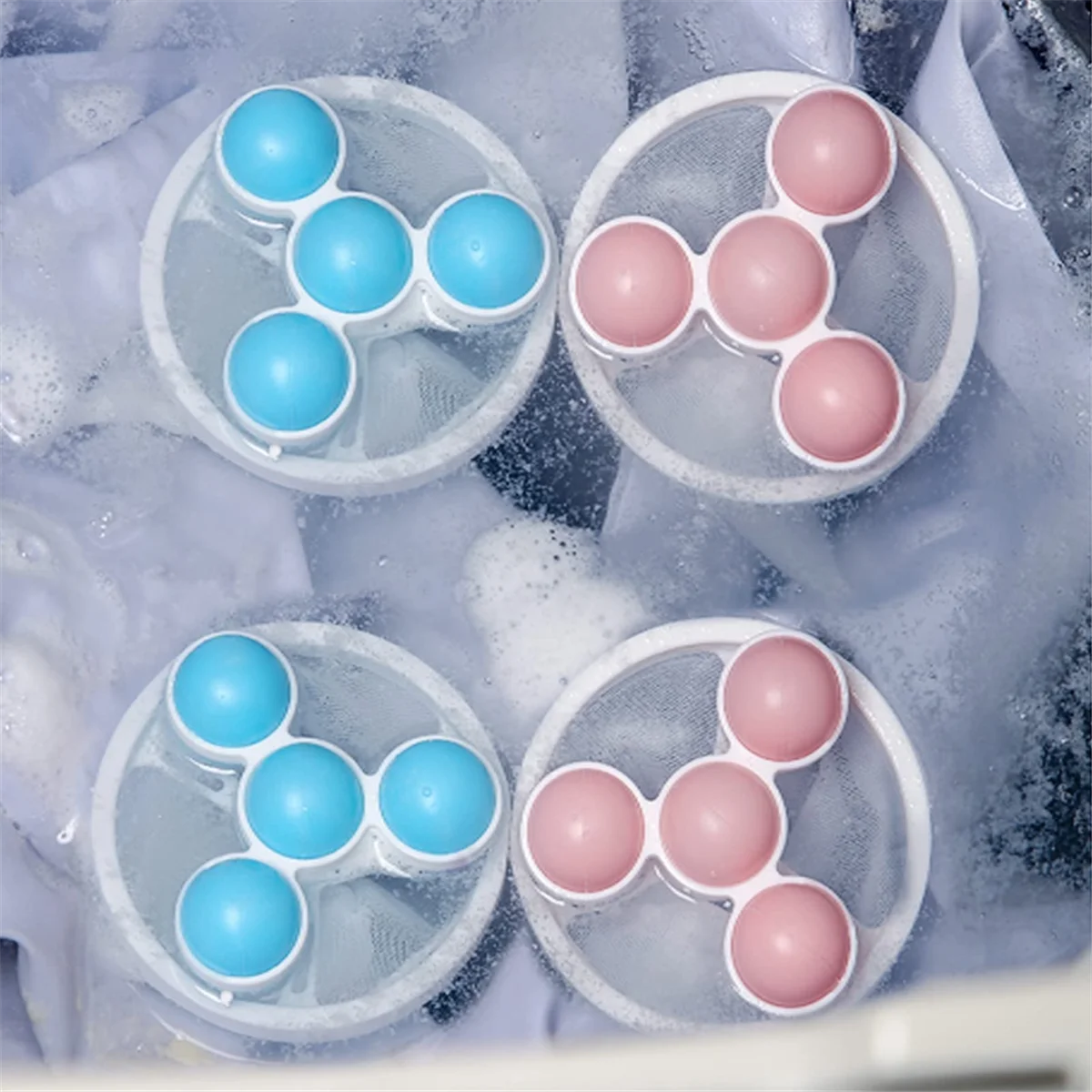 T27C 3PCS Reusable Hair Filter Cleaner for Laundry Mesh Lint Filter for Washing Machine Lint Catcher for Pet Household-A