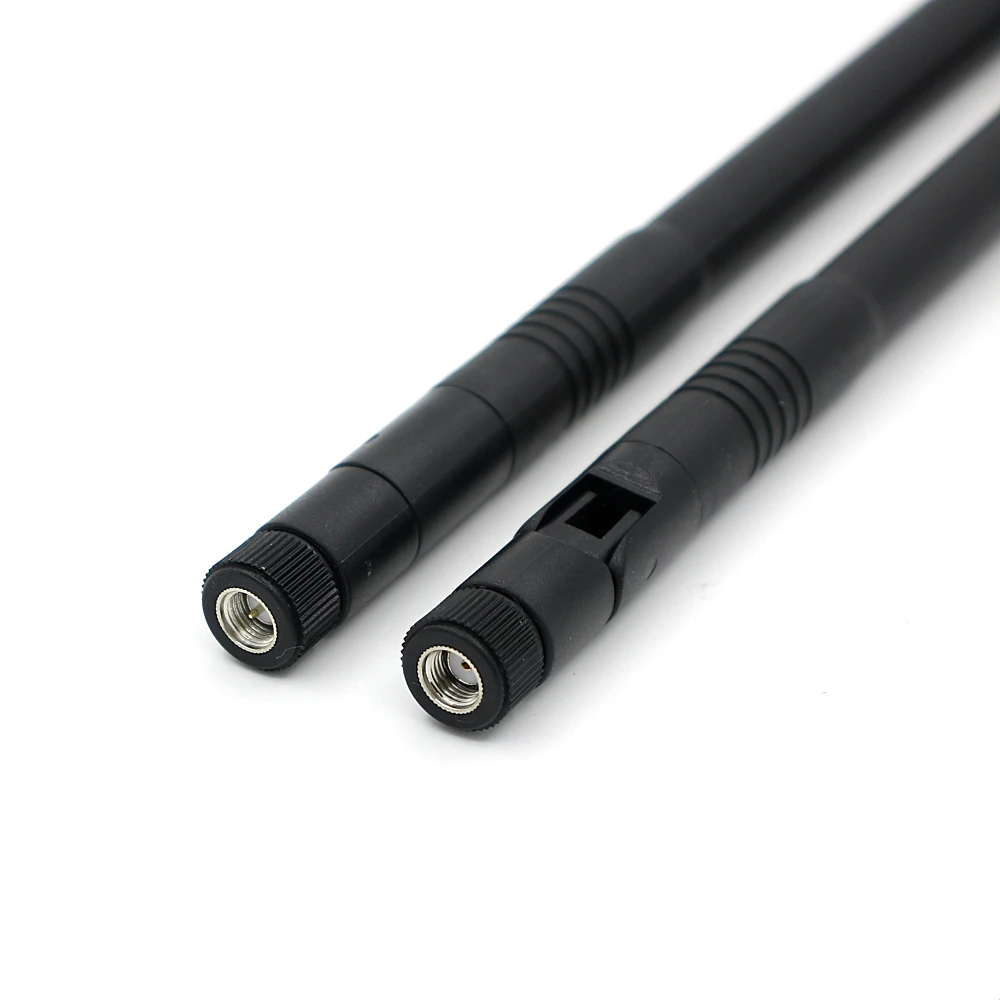 1pcs 2.4G 2.4GHz WiFi Rubber Rod Antenna 7dBi Omnidirectional High Gain Router Aerial SMA Male RP-SMA 2400-2500MHz