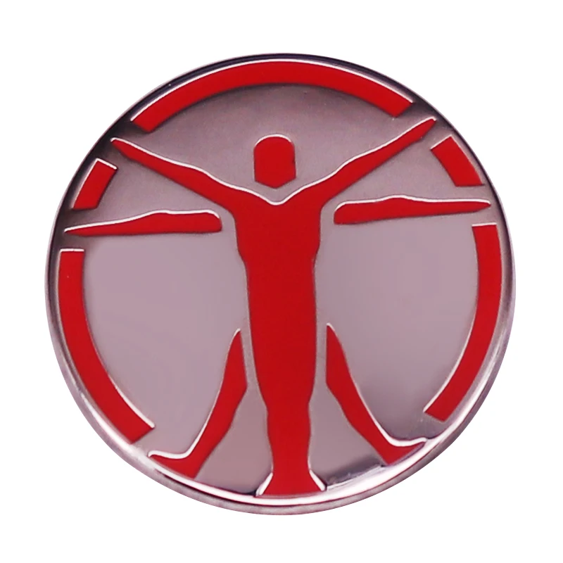 Scientific cabal The lnstitute Mans game enamel pin gamer brooch badge Backpack Collar Pins Hat Jewelry accessories