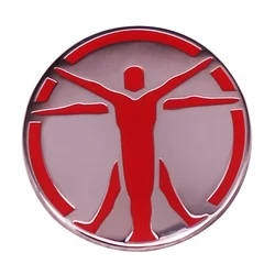 Scientific cabal The lnstitute Mans game enamel pin gamer brooch badge Backpack Collar Pins Hat Jewelry accessories