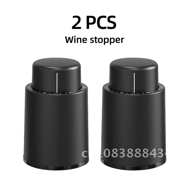 

Stopper Bar Tools Silicone Vacuum Red Wine Bottle Cap Sealed Champagne Bottle Leak-proof Retain Freshness Wine Plug