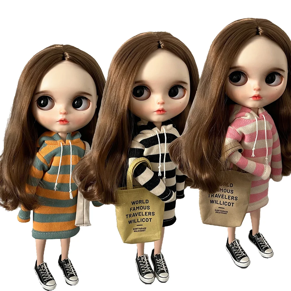 Blyth Doll Clothes Fashion Jackets, Coats, hoodie, Yoga pants, sweatpants, for Azone, obitsu doll accessories girl gifts