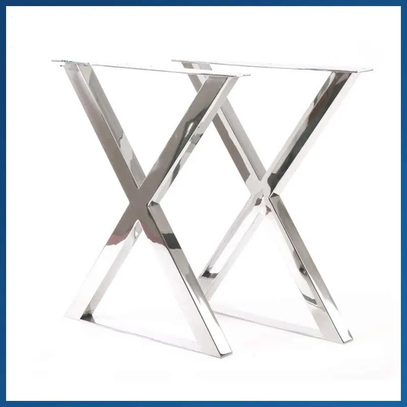 

Stainless steel table foot large plate bracket coffee table dining 304 stainless steel u legs mouth type bar