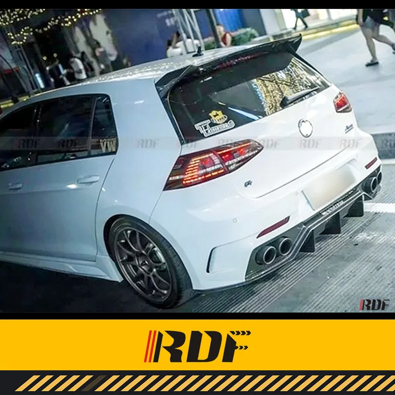 Suitable for VW GOLF 7 7.5 R GTI Rline Volkswagen Modified Carbon Fiber Aspec PPV400 Rear Bumper Rear Bumper Assembly view 2