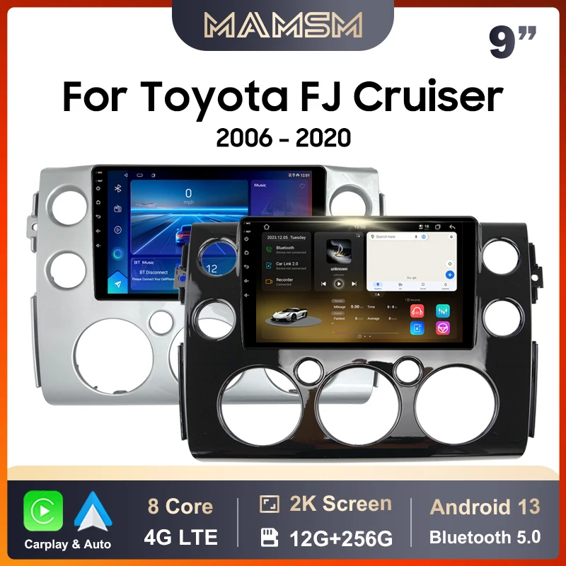 MAMSM Car Radio For Toyota FJ Cruiser J15 2006-2020 Android 13 Multimedia Video Player Carplay Auto Stereo Head Unit intelligent