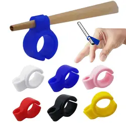 1 PC Silicone Cigarette Holder Ring Rack Creative Portable Cigarette-Holder Finger Clip for Regular Smoking Accessories