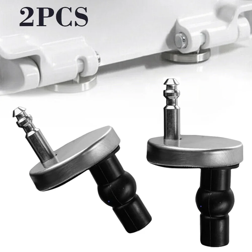 Toilet Seat Hinges Top Close Soft Release Quick Fitting Heavy Duty Hinge Home Bathroom Commode Accessories