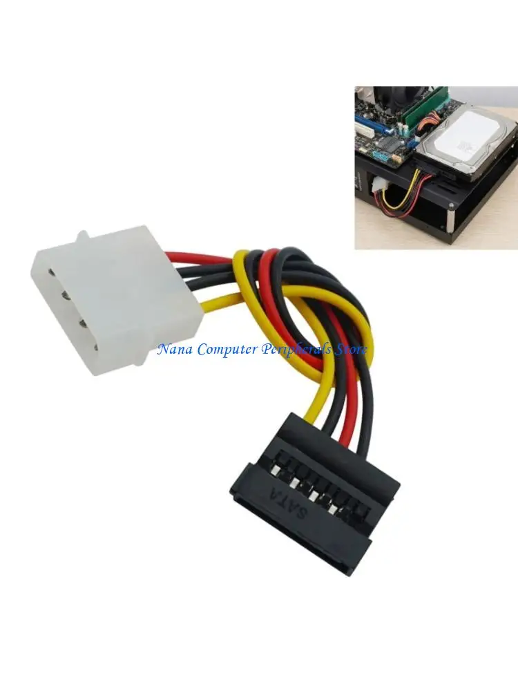 

F68C 4-контактный разъем IDE на 15-контактный жесткий диск, кабель питания, 15-контактный Y-разветвитель, двойной жесткий диск