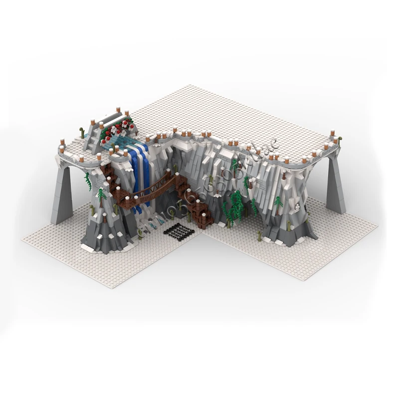 1563 قطعة حار بيع الشتاء نفق الزاوية نموذج التفاصيل وحدات اللبنات الاطفال الجمعية عرض اللعب مهرجان مفاجأة هدية #6