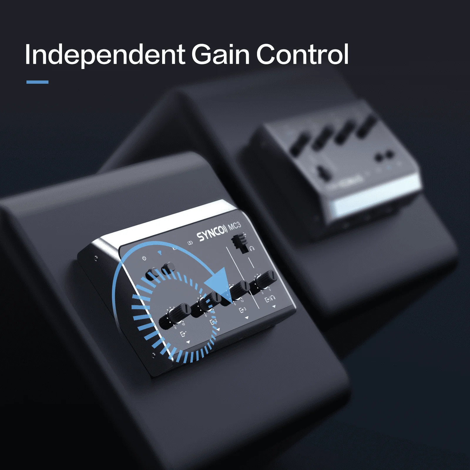 Synco-mezclador de Audio MC3 lite, 4 canales, ultracompacto, para micrófono, accesorios de fotografía y vídeo, equipo de estudio de grabación