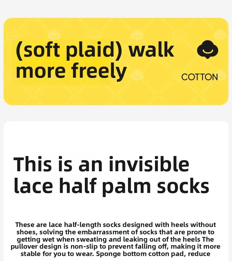 Sommer dünne Spitze unsichtbare Socken Split Toe Vorfuß Socken für Frauen High Heel Hausschuhe Schuhe atmungsaktive Spitzensocken für Halloween – Detail 7
