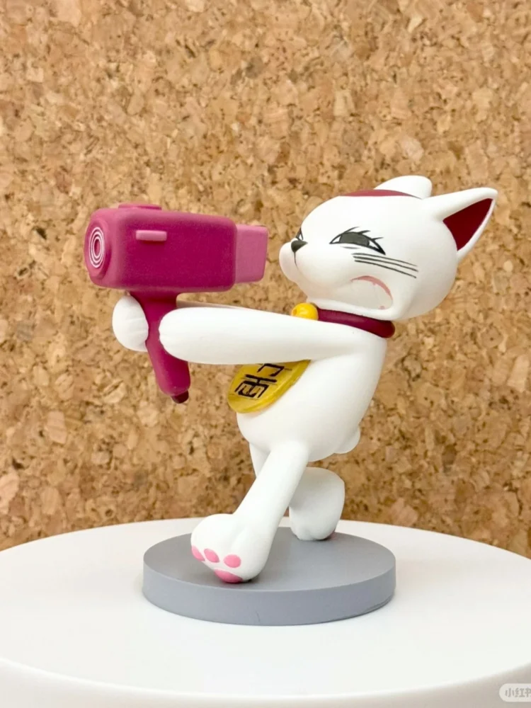 7.5 CM Anime Dandadan Figuur Turbo Oma De Lucky Cat Model speelgoed pop Aciton Figuur Desktop Auto Ornamenten Thee huisdier