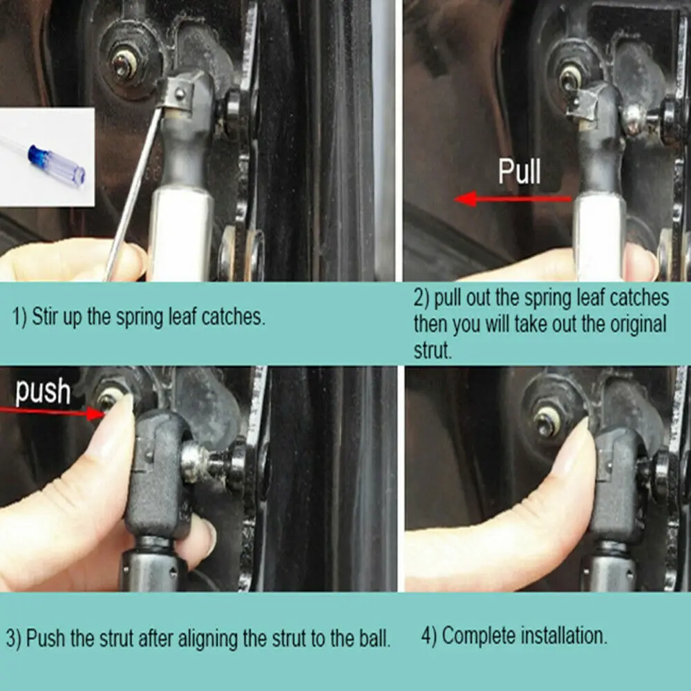 2Pcs Car Trunk Support Rod Tailgate Shock-absorbing Gas Spring for Audi A4 VW Bora Passat B5 Superb 3B5 827 550E 3B5 827 550 E