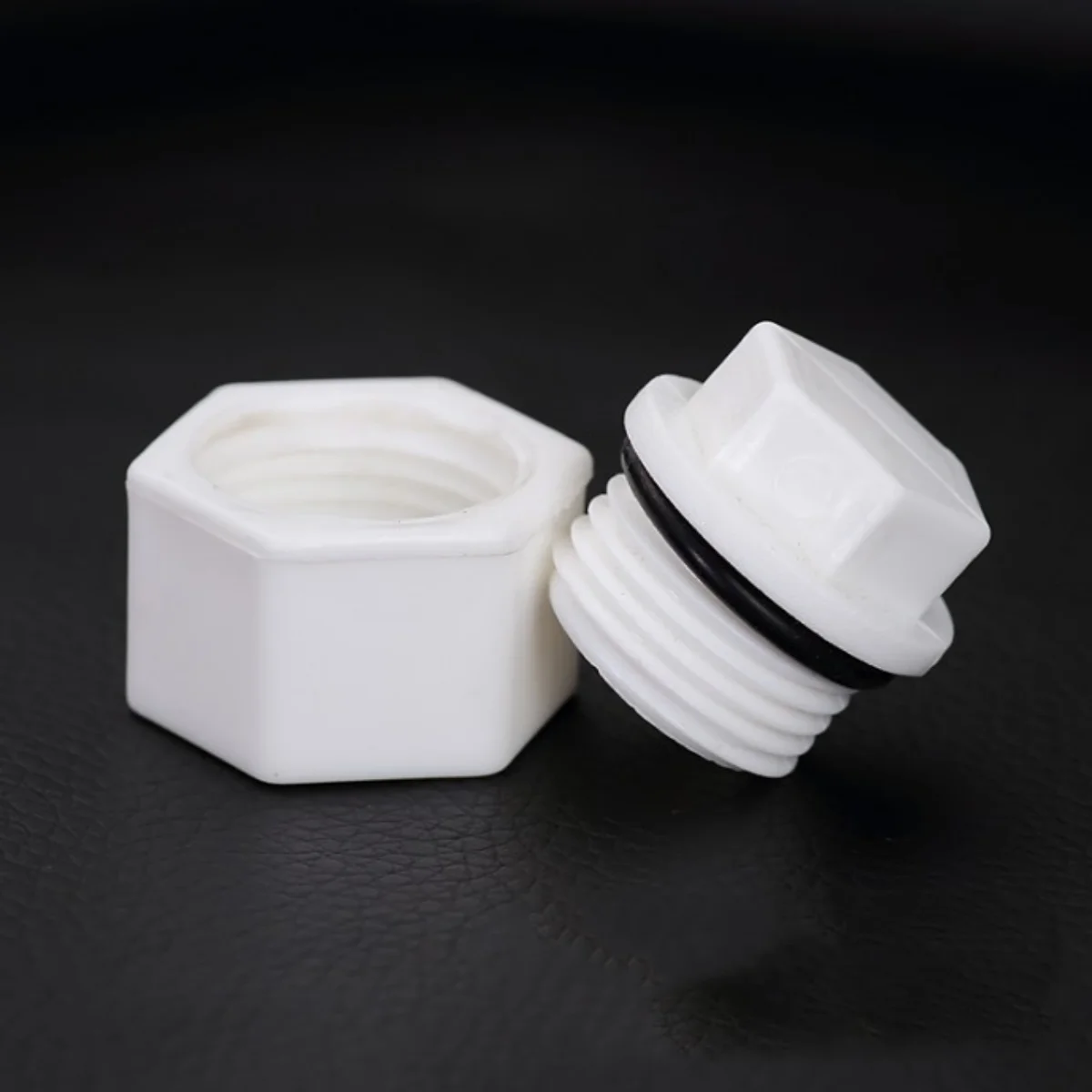 PP-R Rohr verschraubungen 1/2 ''3/4'' 1 ''Außengewinde Rohr kappe Rohr Loch dichtung Stopper Wasser heizung Lot stopfen mit Gummiring