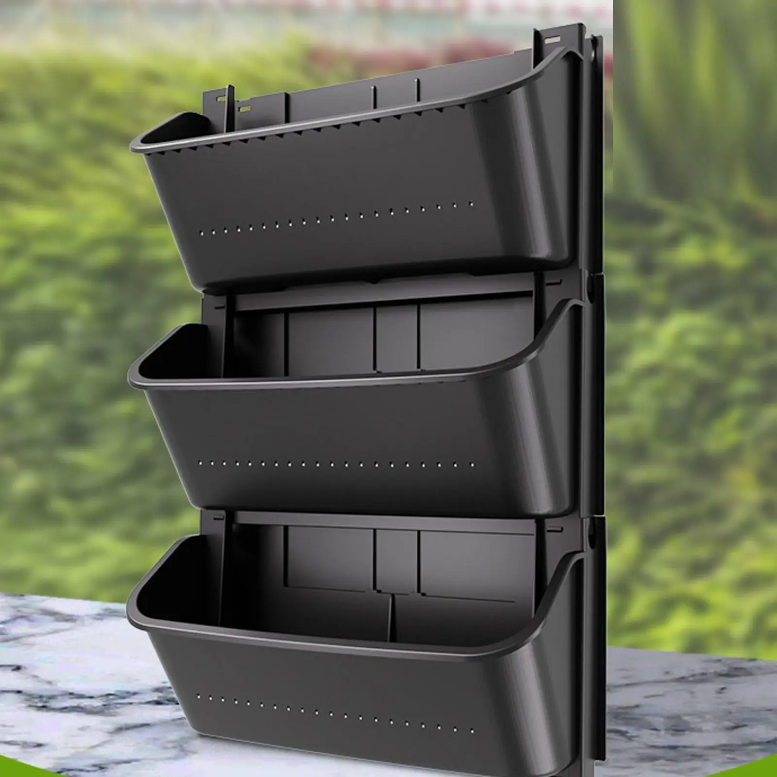 

Wall Mounted Plant Pot, Vertical Wall Planter for Outdoor Terrace Garden