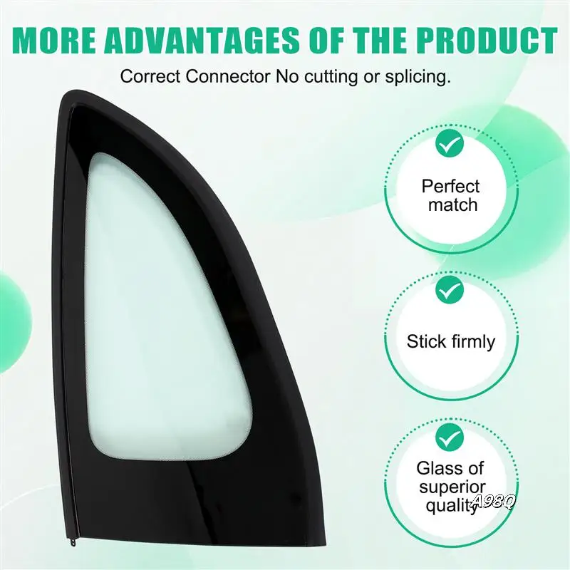 

Rear Quarter Panel Window Glass Left Driver Fixed Window Glass Trim For Hyundai Genesis Coupe 2010-2017 878102M010
