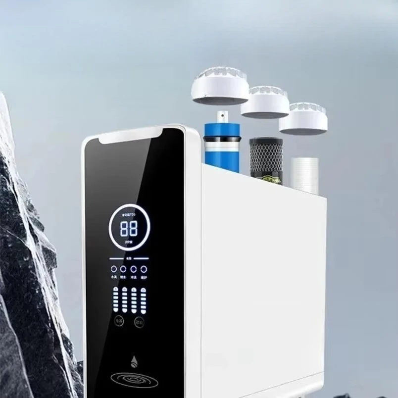 800G Water Purifier Under The Kitchen TDS Shows Large Flow Reverse Osmosis Bucketless Water Purifier, with 5-chamber Silent Pump