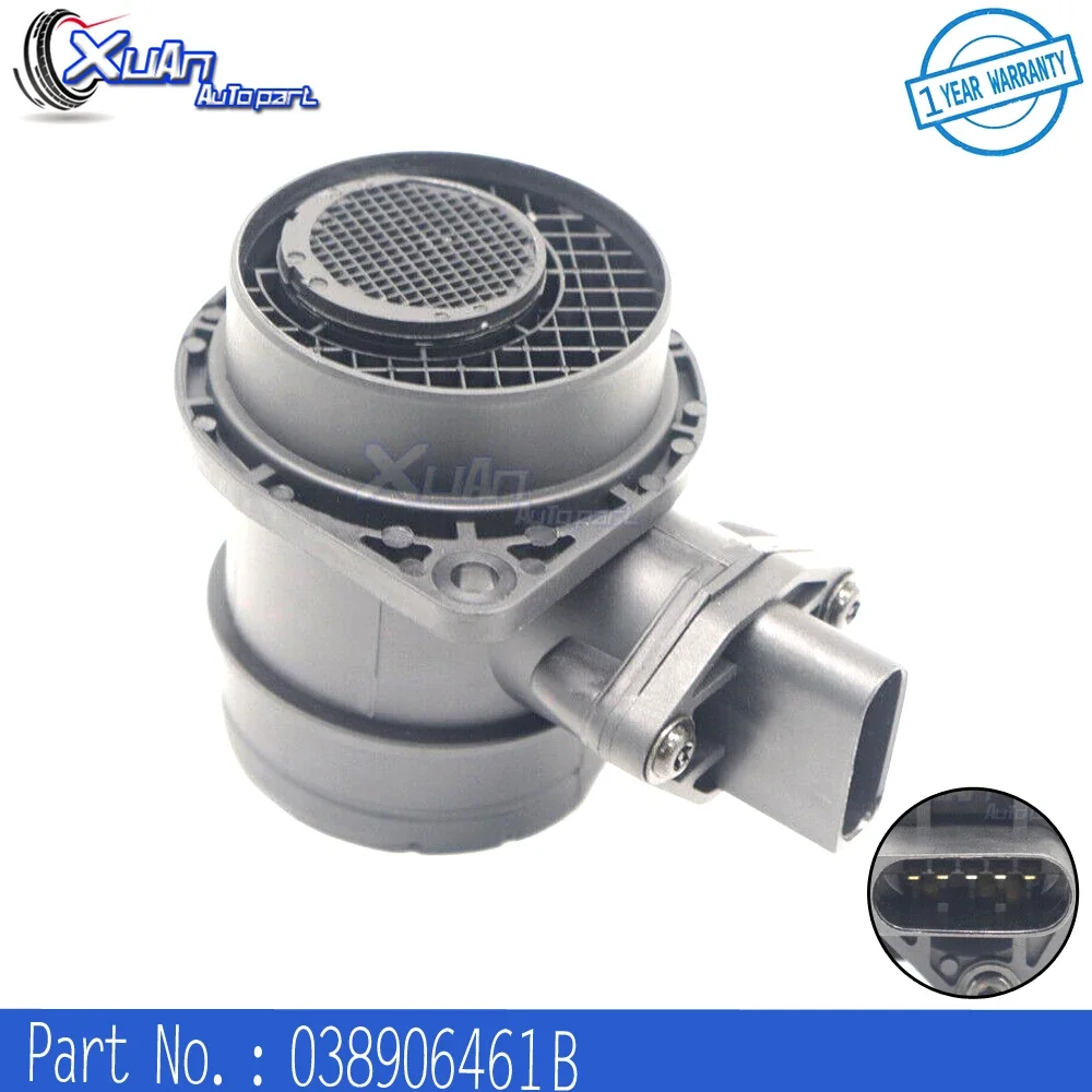 

XUAN MAF MASS AIR FLOW METER SENSOR 038906461B for Audi A3 A4 Seat Alhambra Altea XL Cordoba Ibiza Sportcoupe Leon Toledo