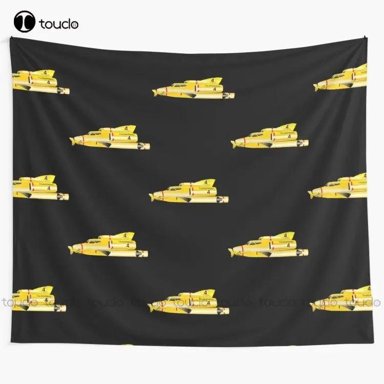 Thunderbird 4 Future International Rescue Tapestry Tapestry Decor Blanket Tapestry Bedroom Bedspread Decoration Wall Covering