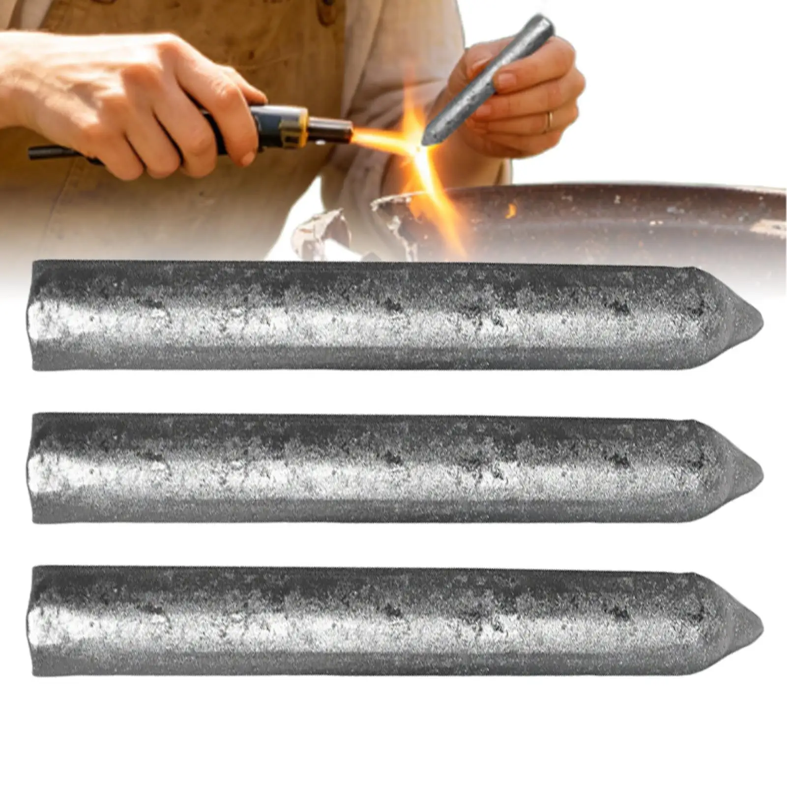 3PCS Low Temperature Universal Welding Rod,Aluminum Welding Rod Low Melt Soldering Sticks for Iron,Repair Welding Tools
