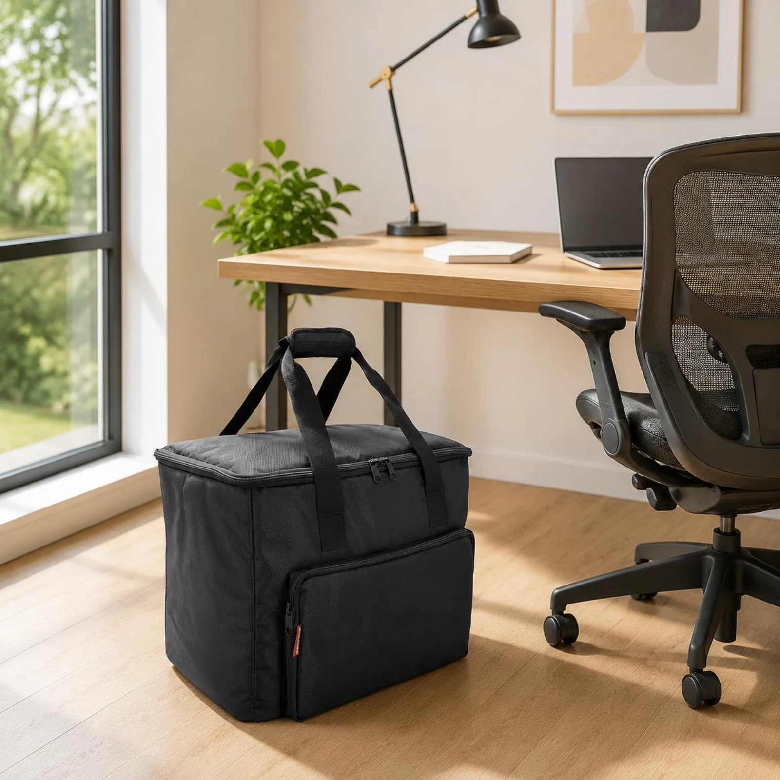 Monitor-Tragetasche, gepolsterte Tragetasche für Desktop-PCs, Monitor-Transporttasche, verschleißfeste Computer-Gehäuse-Tragetasche für den Transport