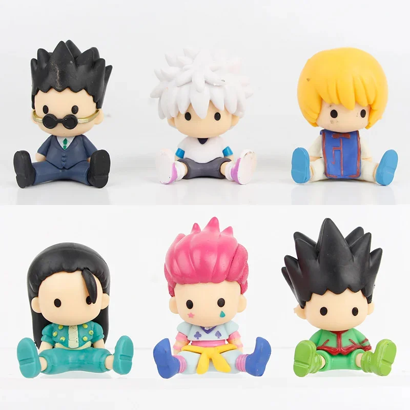 

HUNTERS HUNTERS Action Figure Anime Cartoon GON FREECSS GK Killua Zoldyck Figurine Model Mini Statues Collectable Toys Ornament