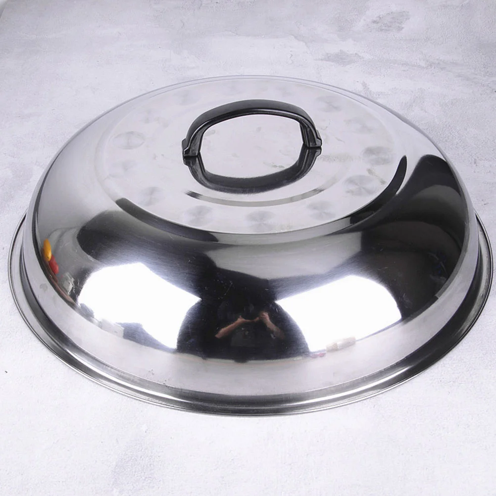 

Heavy Duty Stainless Steel Pot Lid Multi Functional Round Cover for Soup Pot Frying Pan Saucepan Dishwasher Safe Metal Kitchen