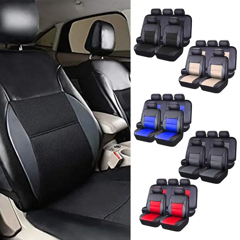 

Car Seat Protector Leather Anti-Slip Driver Seat Cover Waterproof Car Seat Protector Cushion Cover Seat Covers For Cars, Truck