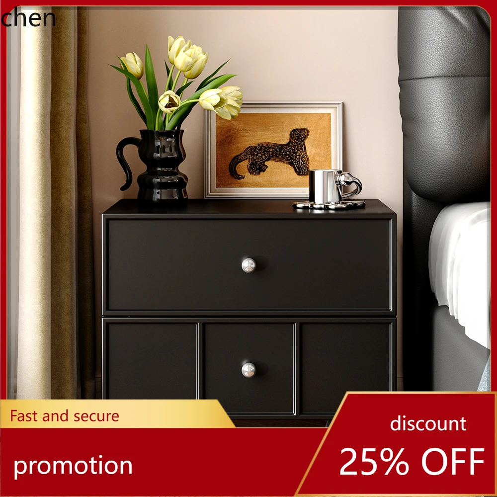 

CZ Bedroom Bedside Cabinet Vintage Drawer Cabinet Modern Minimalist Bedside Storage Cabinet