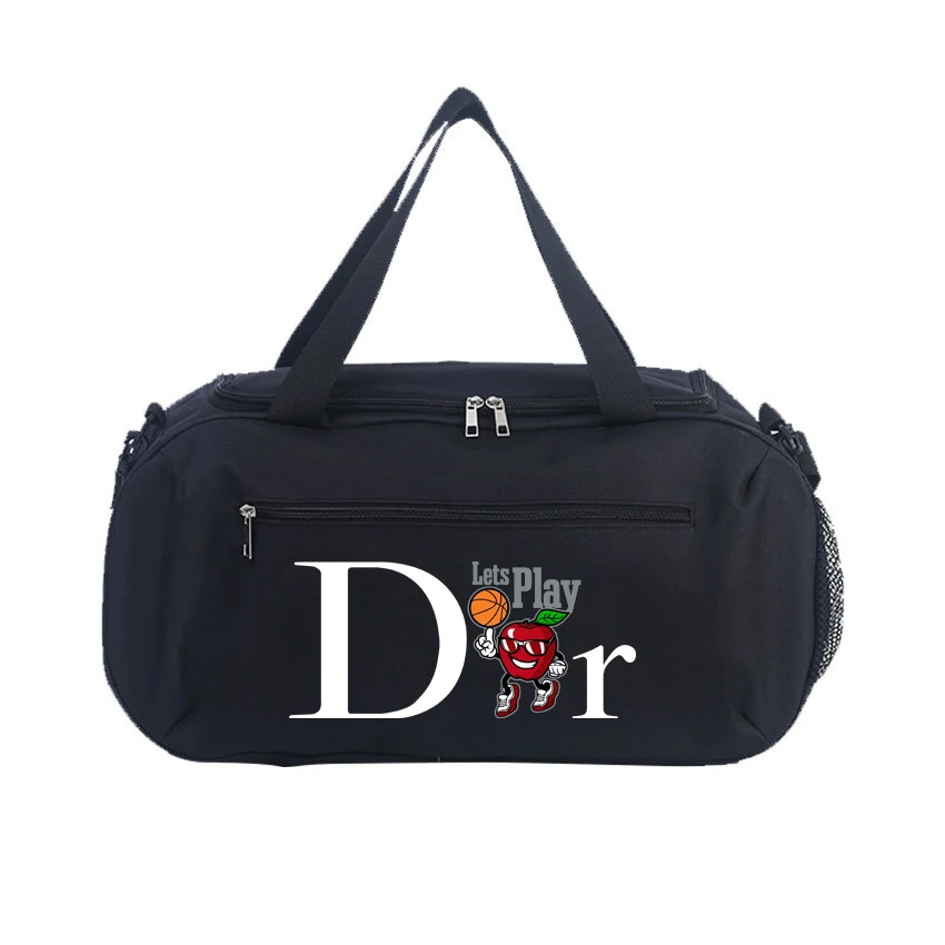 

Спортивная сумка DR с мультяшным принтом, женская фитнес-тренировочная баскетбольная упаковка, футбольные бутсы, сумка на плечо, мужская спортивная сумка для плавания