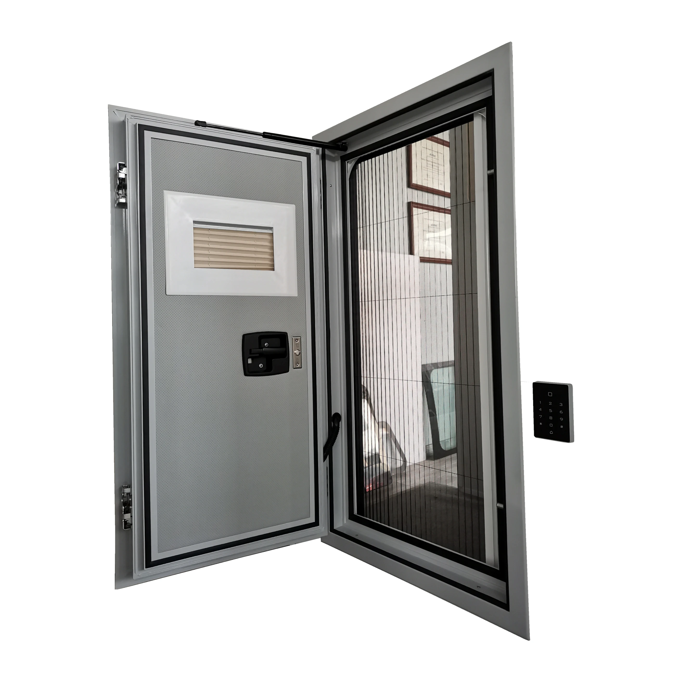 

Intelligent Library TONGFA Custom Size Sturdy Aluminum Alloy Expedition Trailer Truck Door
