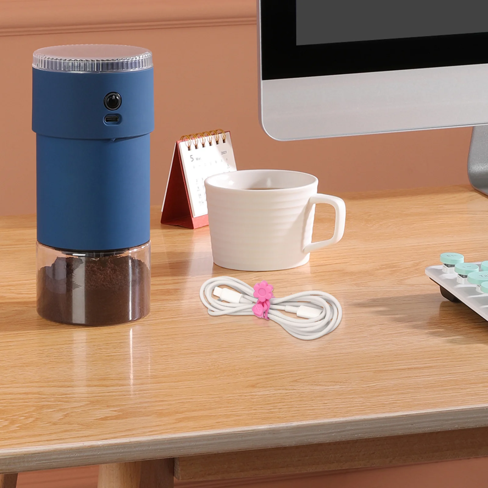 

5Pcs Silicone Bands Elastic Stretch Kitchen Bands for Bento Box Book Cable Fixing Flexible Multipurpose Binding Ropes