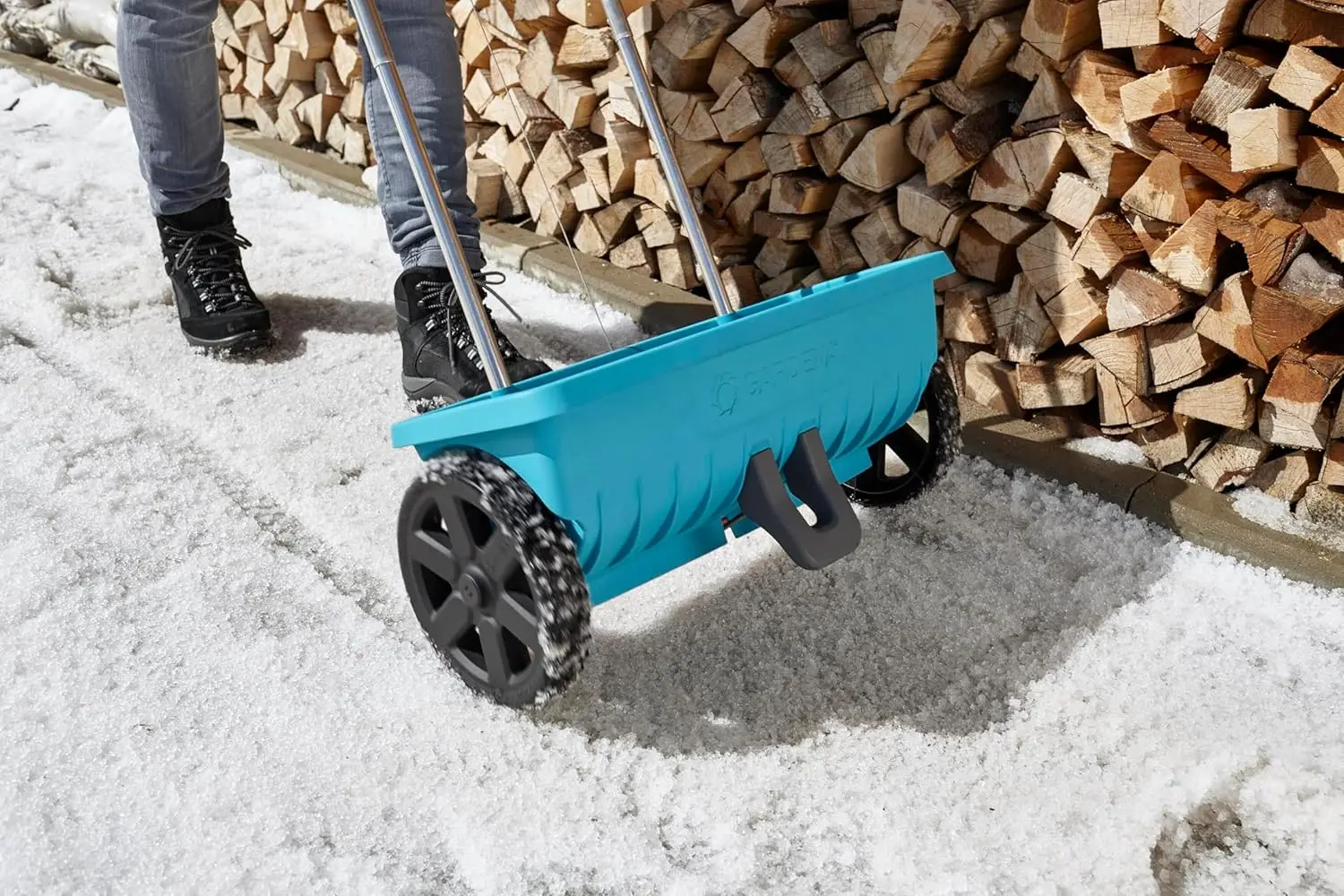 Spreader L: Universal Spreader for Delivering , Seeds and Salt, 45 cm Spreading Width, for About 400 m sq of L