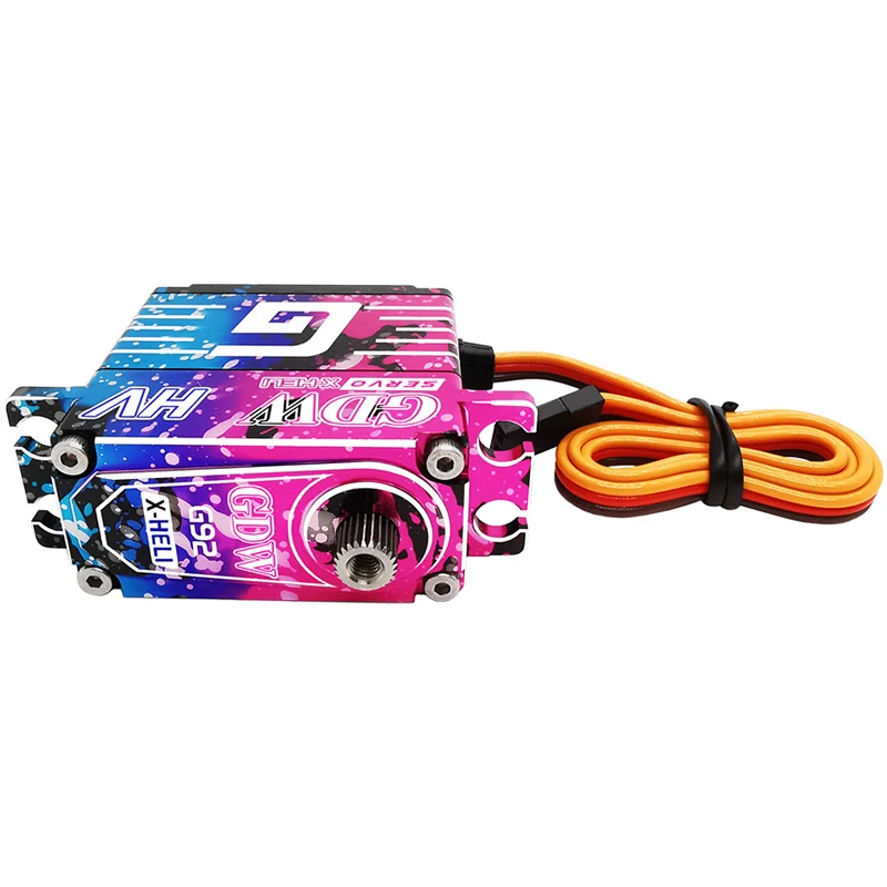 GDW G95 Servo Digital 25kg.cm Motor sin escobillas 0,06 s 6,0 V-8,4 v marcador de cola de bloqueo Servo engranaje de acero para helicópteros RC