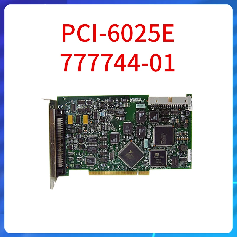 

Original PCI-6025E 777744-01 Multifunction Data Card DAQ Card Analog Input for National Instruments Data Acquisition Card Board