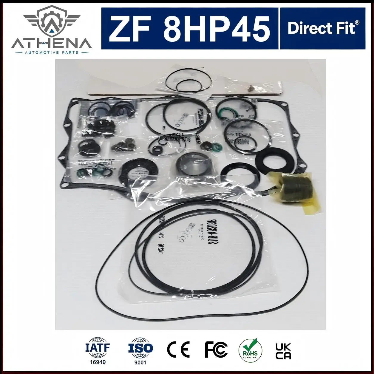 8HP45 ZF8HP45 8HP45X Transmission Overhaul Rebuild Kit Fix Oil Leak Slip Harsh Shift Fit BMW Audi VW Jaguar Land Rover 8AT