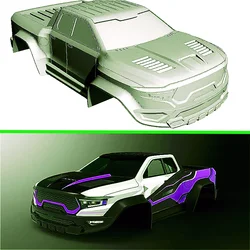 Tyrannosaurus car shell PC1.5 interasse 330mm per 1/10 RC Car short truck shell Upgrade accessori