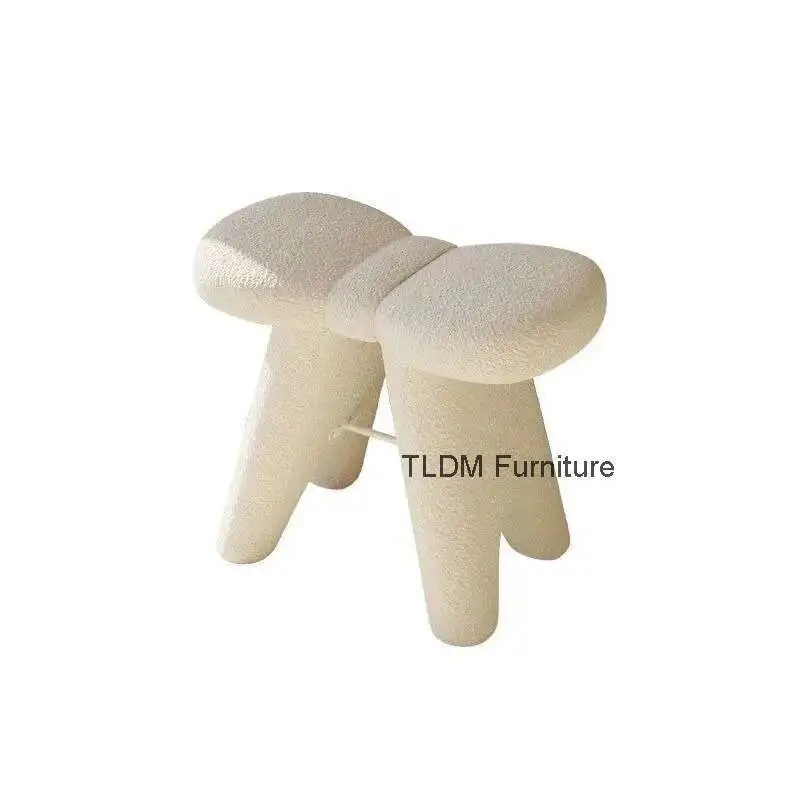 

Stool bow Makeup stool Modern dresser chair White bedroom modern simple home