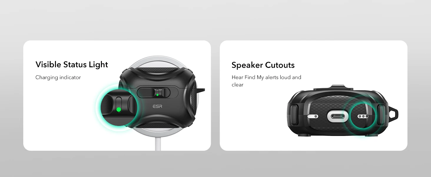 ESR für AirPods Pro 3 Hülle (2025) Sichere FlickLock Ultimate Kopfhörerhülle für AirPods Pro 2./1. Gen & Airpod 4/5 (2024/2026) – Detail 10
