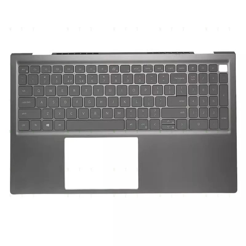 

For DELL Inspiron 15Pro 5510 5515 Palmrest US Silver-Gray with Backlit Keyboard