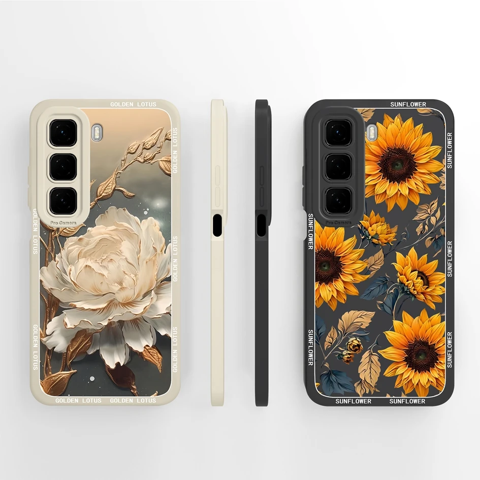 Cover For Infinix Hot 50 Pro Plus Hot50i Funda Wonderful Forest Pattern Premium Protection Silicone Soft For Infinix Hot50 Cases