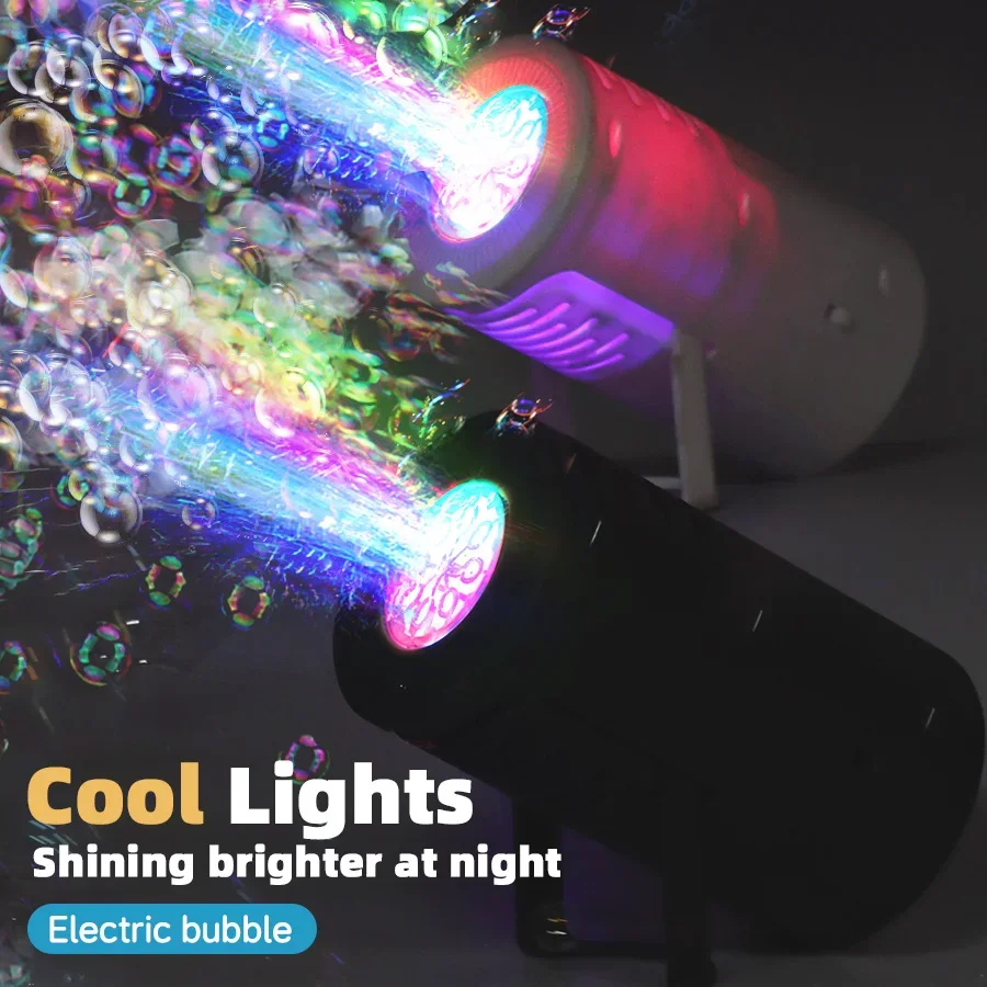 Máquina Ubble para performance em palco, soprador automático de bolhas, recarregável, portátil, brinquedo para festa de casamento ao ar livre