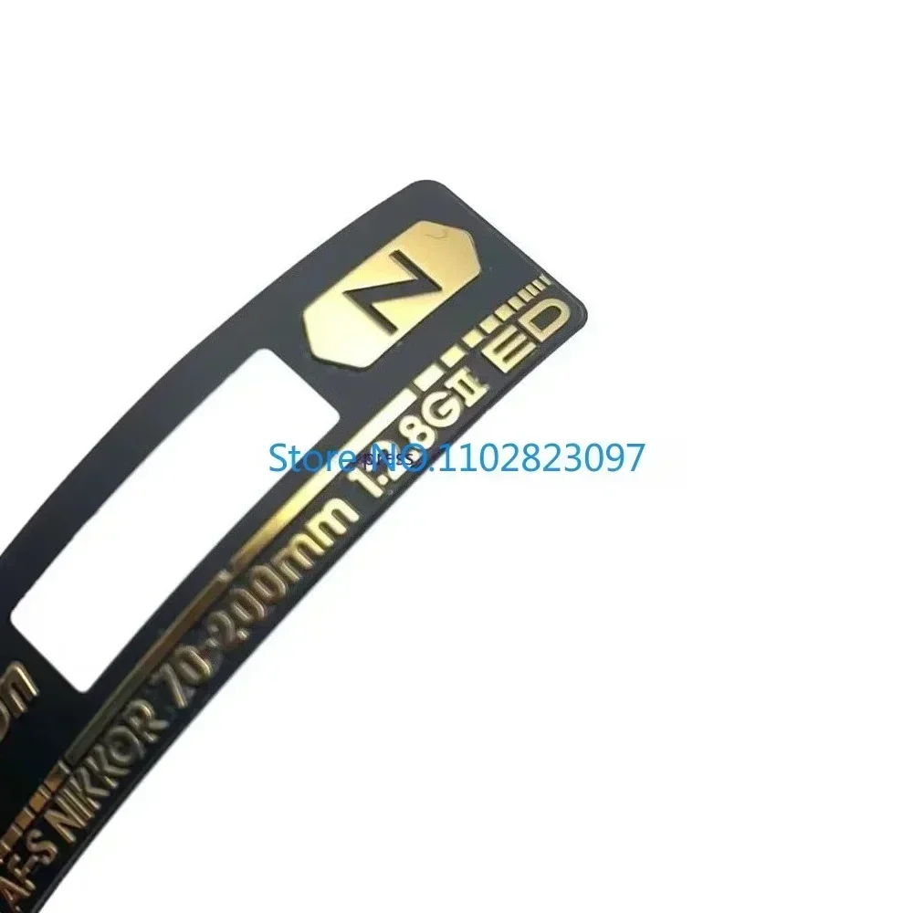 New Lens Label Nameplate Logo for Nikon AF-S Nikkor 70-200 mm Second-Generation 70-200 1:2.8 G F/2.8G II Repair Part