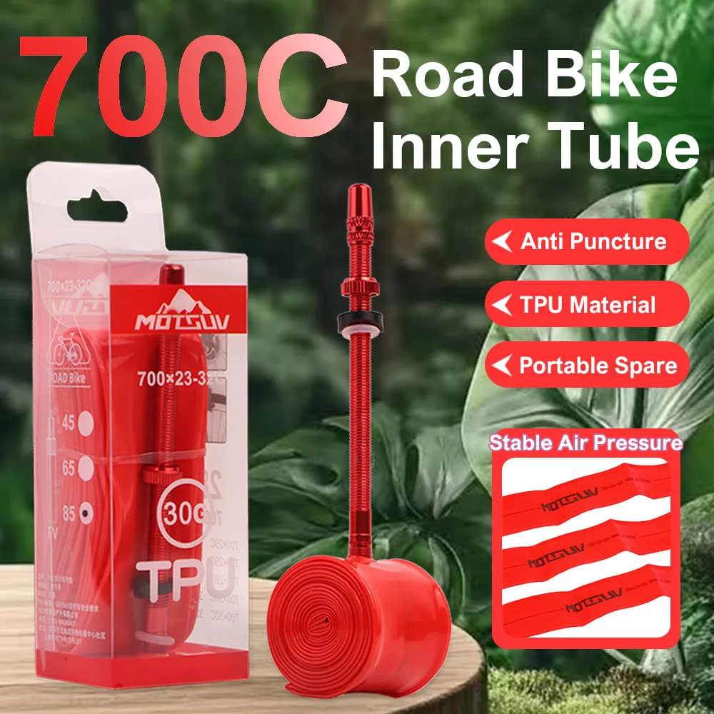 2 PCS Bike TPU Aluminum alloy inner tube Wear resistant and Heat resistant Inner Tubes Easy to carry bike Inner Tube Accessories