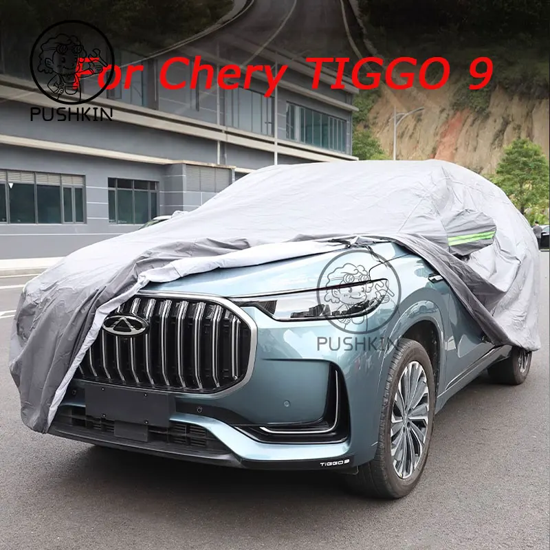 Car Cover For Chery TIGGO 9 JAECOO 8 J8 2024 Outdoor Sun Shade Anti-UV Rain Snow Fog Resistant Cover Dust Proof