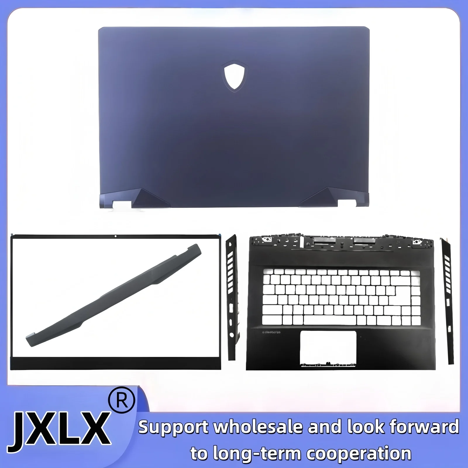 JXLX® New For MSI GE66 GP66 MS-1541 MS-1542 MS-1543 LCD Screen Back Cover/LCD Bezel/Palm Rest/Shaft Cover/Shell/Accessory
