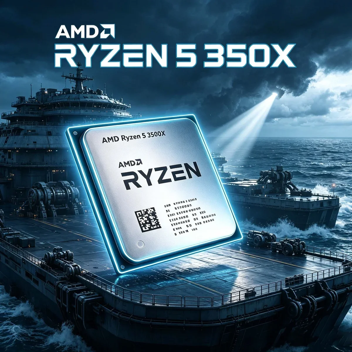 Processeur de bureau AMD Ryzen 5 3500X R5 3500X Socket AM4 3,6 GHz 6 cœurs 6 threads 7 nm L3 32 Mo 65 W sans emballage