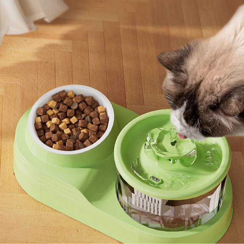 

Automatic Cat Water Fountain With Filter | Silent Circulating Pet Water Dispenser Kitten Drinking Water Basin, Dog Feeding Bowl